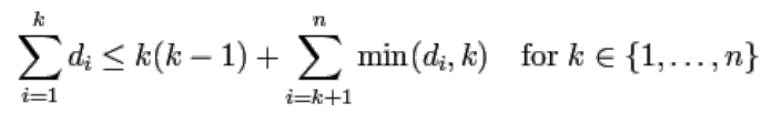Erdös-Gallai theorem