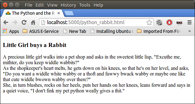 Little Girl and Rabbit